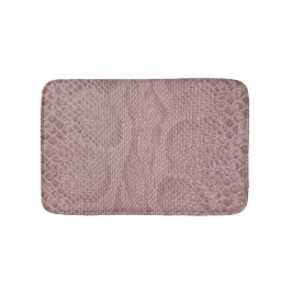 Tapete De Banheiro Snakeskin Rosa