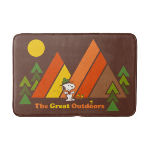 Tapete De Banheiro Snoopy Escoteiro - Excelente ao ar livre