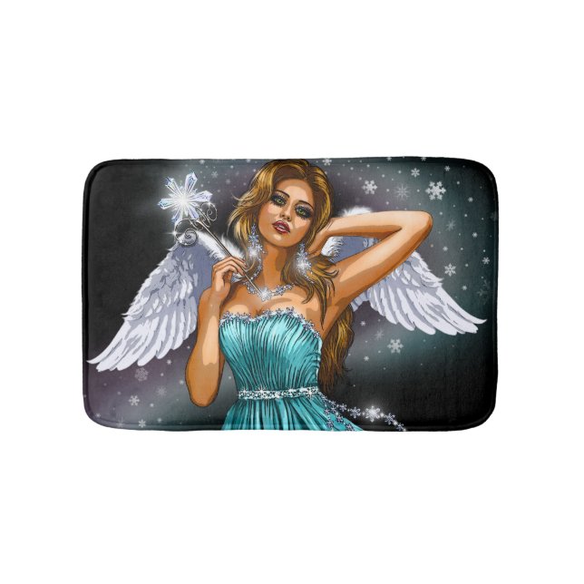 Tapete De Banheiro Snow Angel Fairy (frente)
