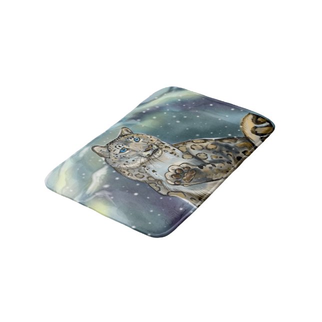 Tapete De Banheiro Snow Lepard (Angulado)