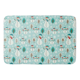 Tapete De Banheiro Snowman