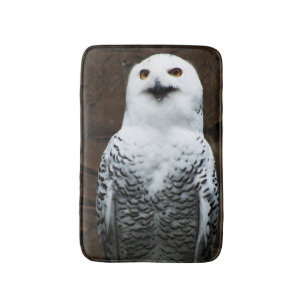 Tapete De Banheiro Snowy Owl bmcn