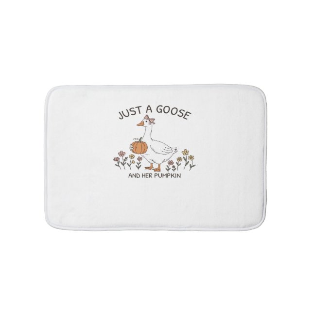 Tapete De Banheiro Só um ganso e sua camiseta clássica (frente)