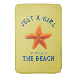 Tapete De Banheiro Só uma garota que ama a praia