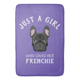 Tapete De Banheiro Só uma garota que ama seu francês