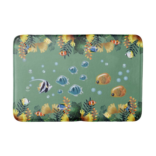 Tapete De Banheiro Sob O Mar (Frente)