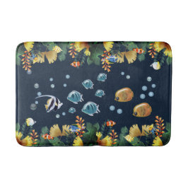 Tapete De Banheiro Sob O Mar