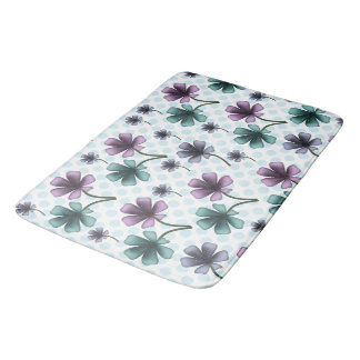 Tapete De Banheiro Soft Cottagecore Floral Pattern | Pastel Aesthetic