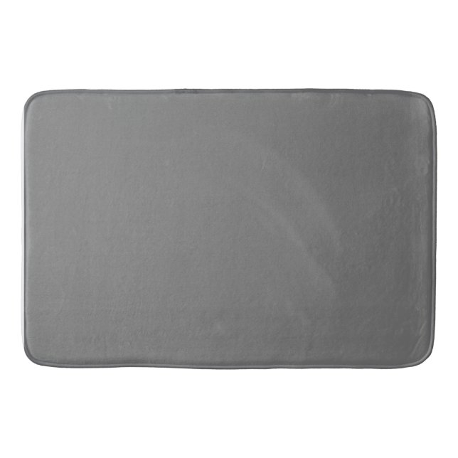 Tapete De Banheiro Soft Grey Toilet Rug – Modern Bathroom Decor (Frente)