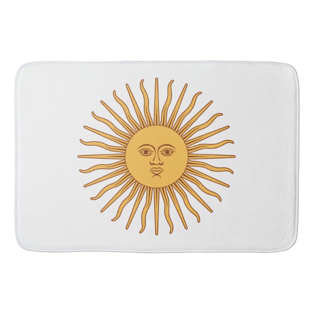 Tapete de Banheiro Sol de Maio (Sol Argentino) (Frente)