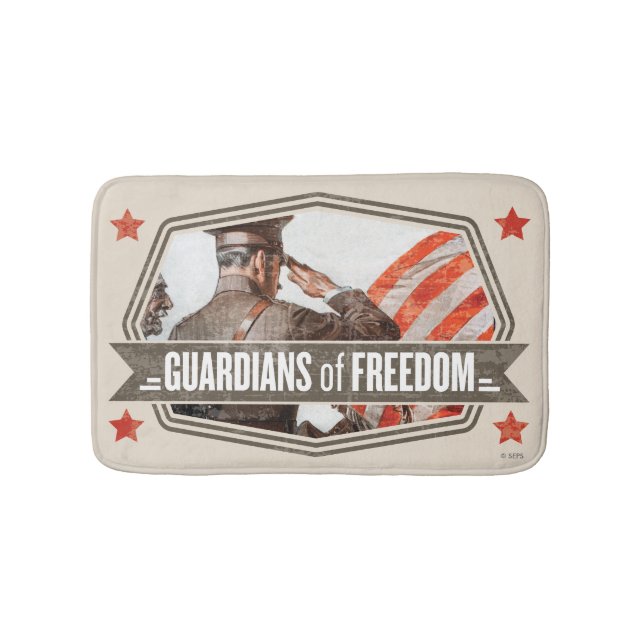 Tapete De Banheiro Solider-Guardian of Freedom (frente)