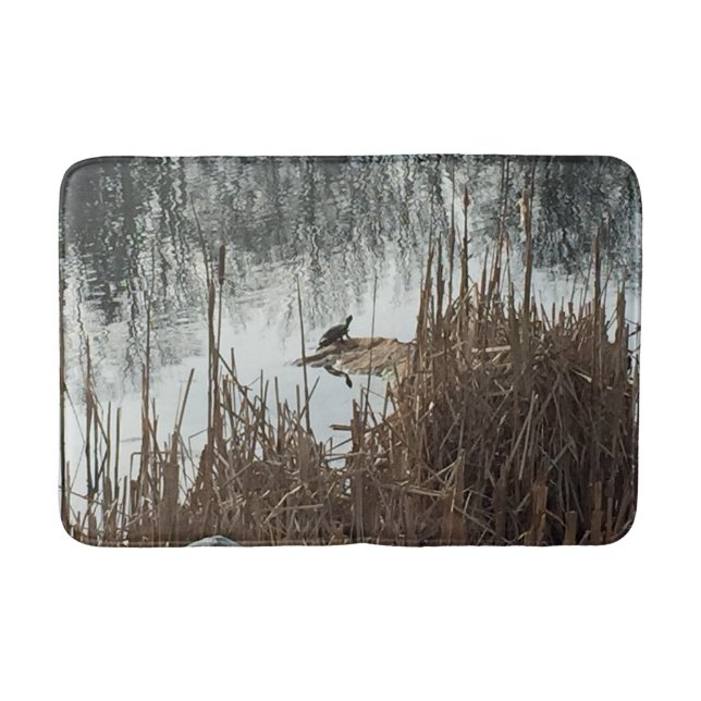 Tapete De Banheiro Solstício de inverno (Frente)