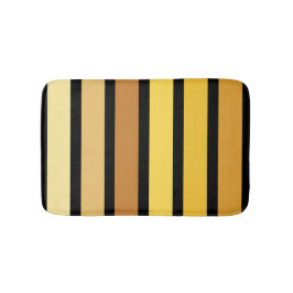 Tapete De Banheiro Sombras De Ouro Amarelo Em Preto