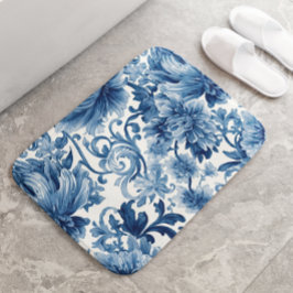 Tapete De Banheiro Sonhos Azuis | Chinoiserie Aquarela Floral