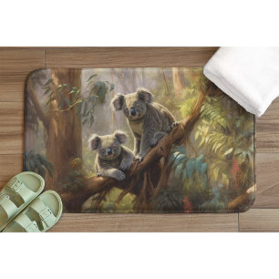 Tapete De Banheiro Sonhos da Floresta de Koala