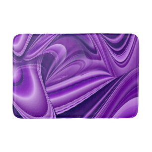 Tapete De Banheiro Sonhos de Arco-Íris de Flor Roxo