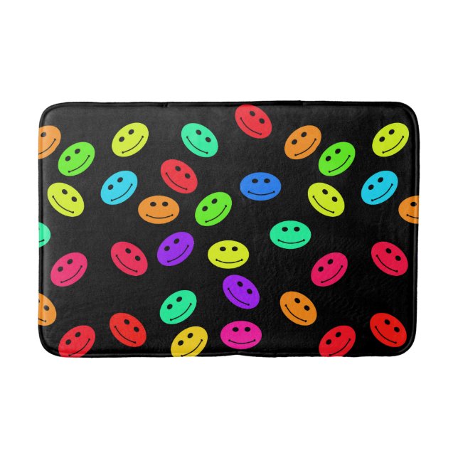 Tapete De Banheiro Sorria Face Bath Mat (Frente)