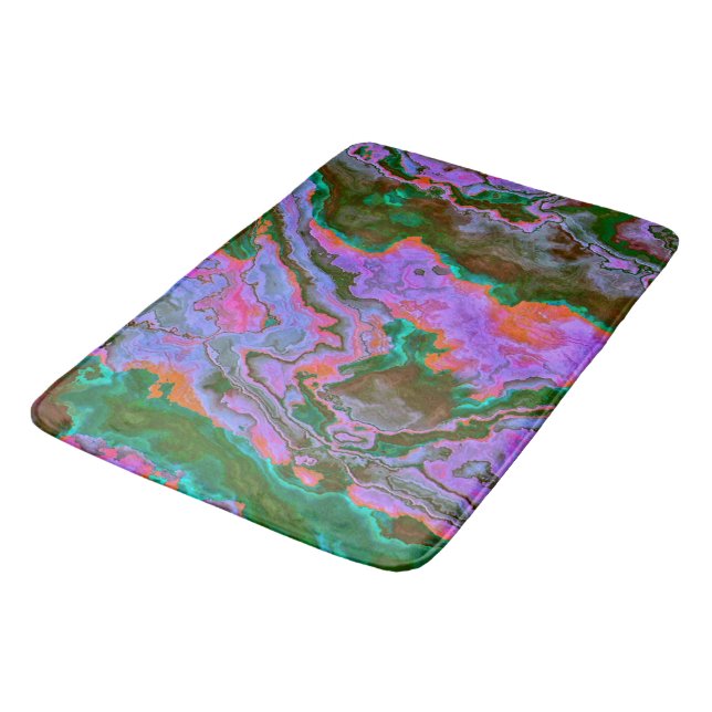 Tapete De Banheiro Sour Marble  Bath Mat (Angulado)