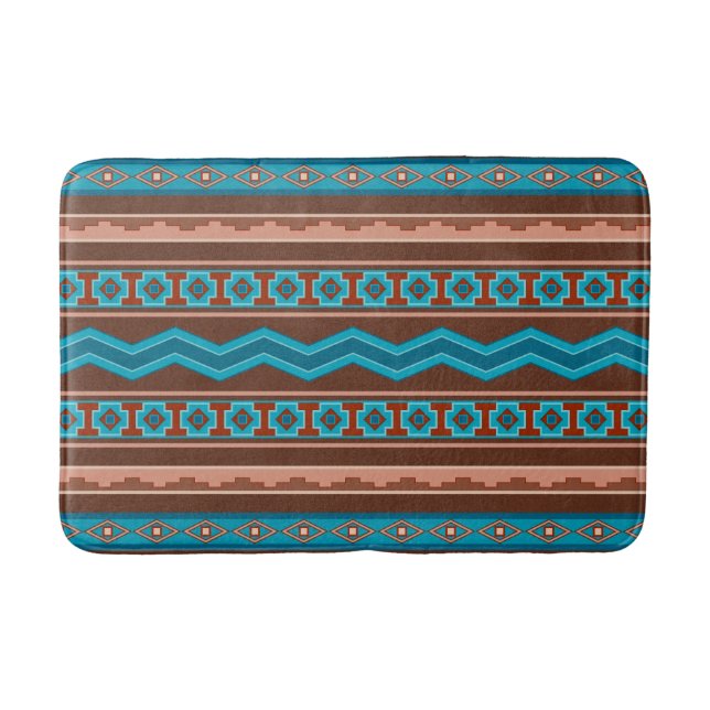 Tapete De Banheiro Southwest Style Geometric Cameron Gorge Design Med (Frente)