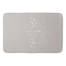 Tapete De Banheiro Sparkle Sparkle Little Star Silver Cinza