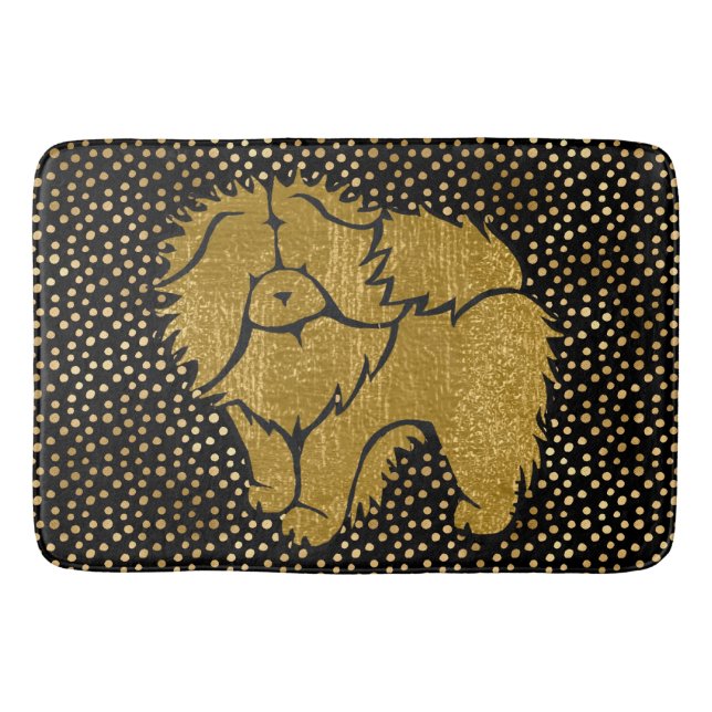 Tapete De Banheiro SPARKLY THANG Chow faux metallic crate/bath mat  (Frente)