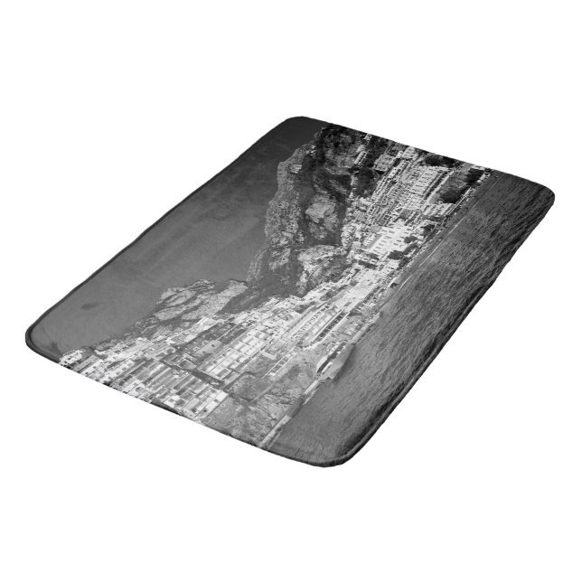 Tapete De Banheiro Spiaggia di Positano Marina Grande 2 - BW (Angulado)