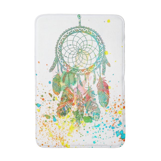 Tapete De Banheiro Splatter de Dreamcatcher (Frente Vertical)