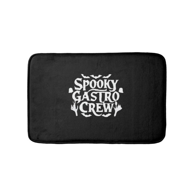 Tapete De Banheiro Spooky Gastro Crew Gastro Enfermeiro Halloween Clá (frente)