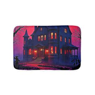 Tapete De Banheiro Spooky Haunted House em Dusk Design