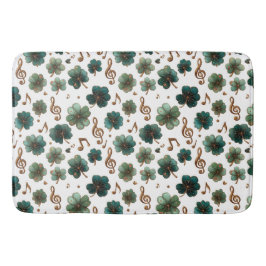 Tapete De Banheiro St. Patrick’s Day Musical Shamrock