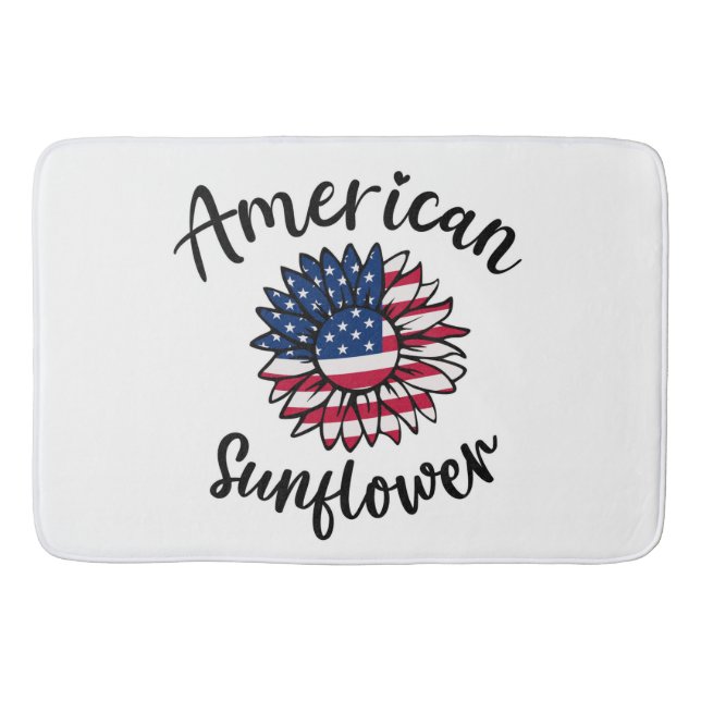 Tapete De Banheiro Stars & Stripes Sunflower: Um Blogue Patriótico (Frente)
