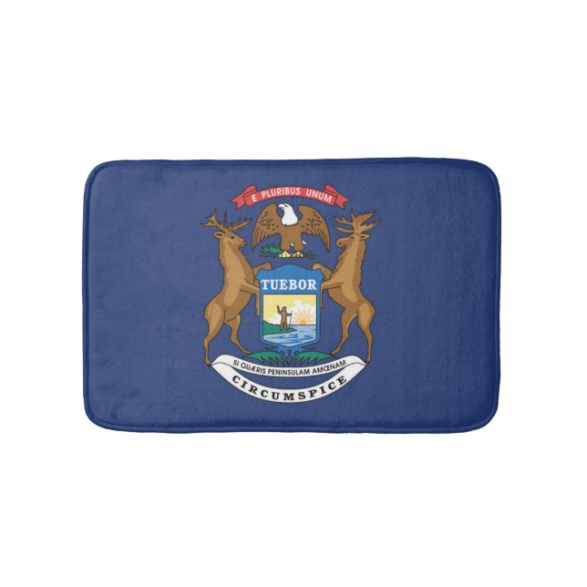 Tapete De Banheiro State Flag of Michigan, EUA (frente)