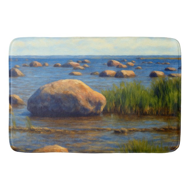 Tapete De Banheiro Stones of Vormsi (Frente)