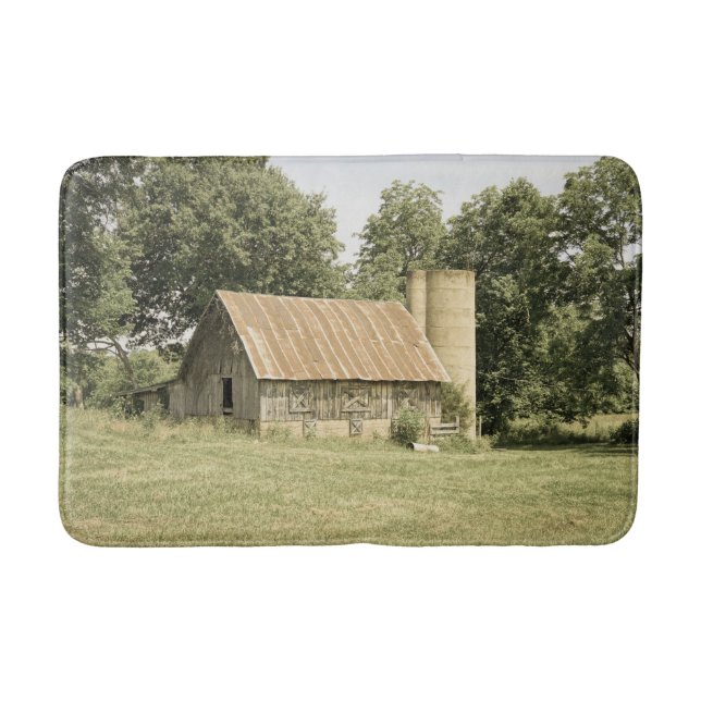 Tapete De Banheiro Strallow MO Barn Antiquado (Frente)