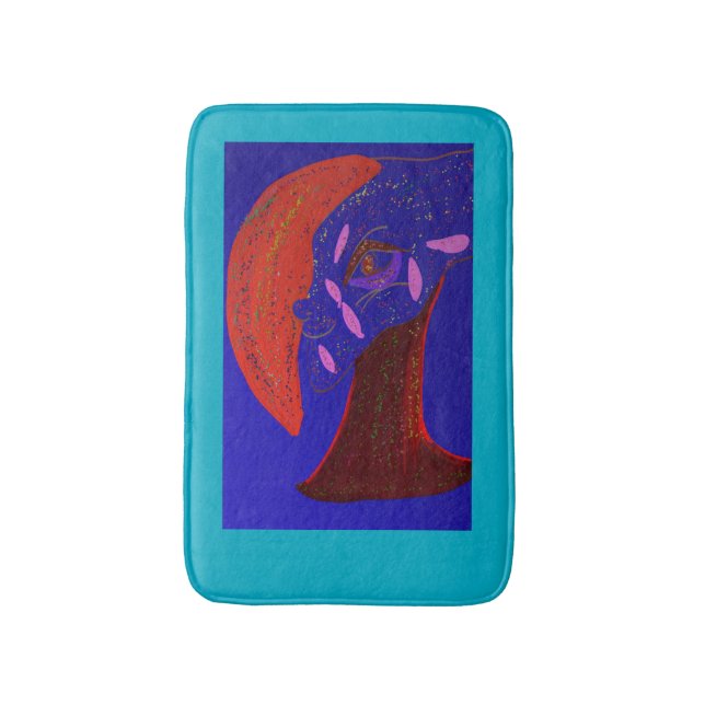 Tapete De Banheiro Strikingly Beautiful Creature  (Frente Vertical)