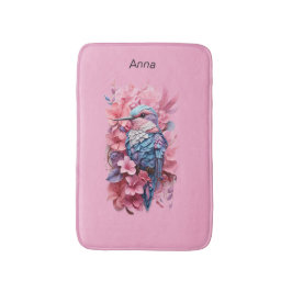 Tapete De Banheiro Stunning Pastel Hummingbird Floral