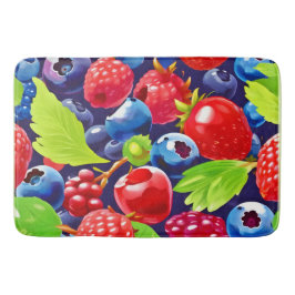 Tapete De Banheiro Summer Berry Medley