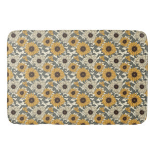 Tapete De Banheiro Sunflower Bath Mat
