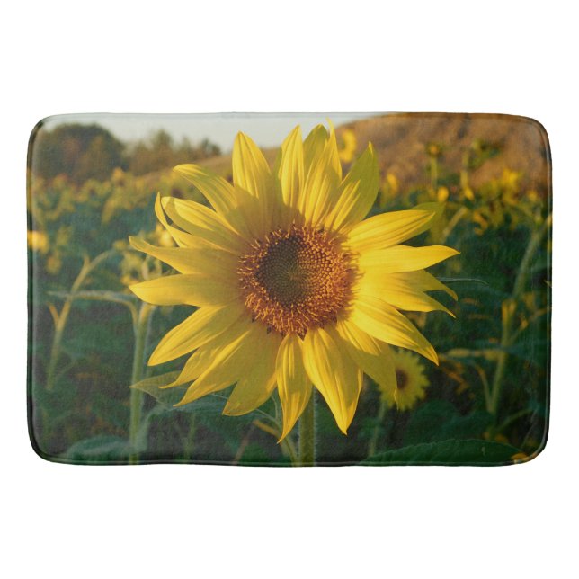 Tapete De Banheiro Sunflower Sunshine (Frente)