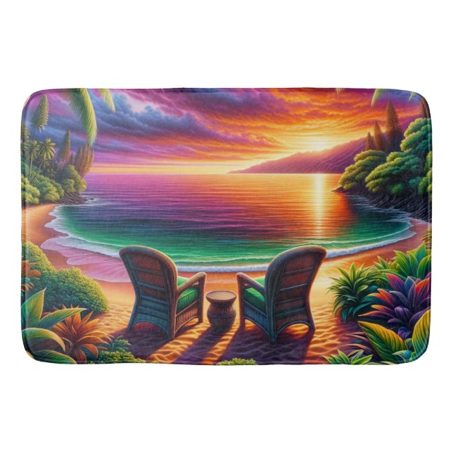 Tapete De Banheiro Sunset (Frente)