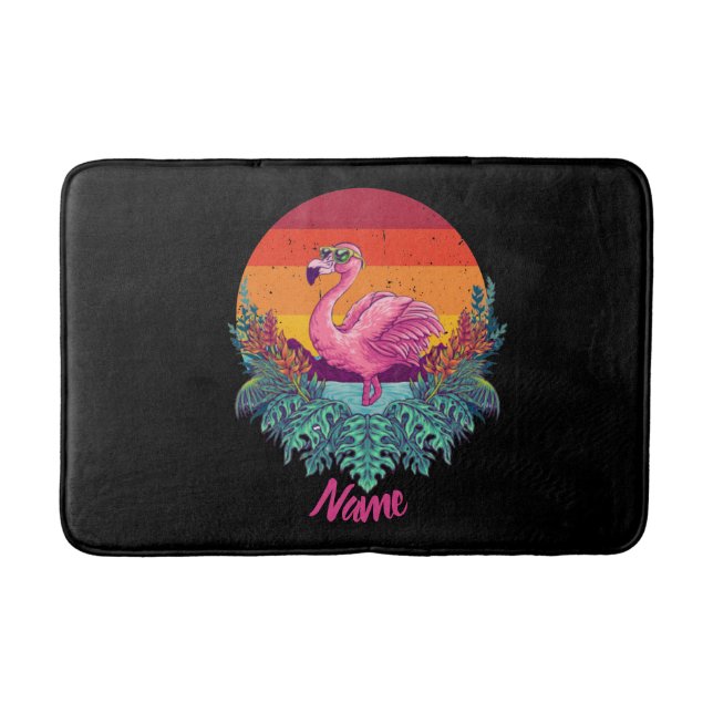 Tapete De Banheiro Sunset FLAMINGO (Frente)