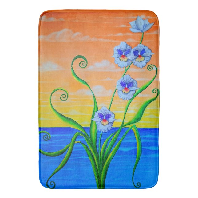 Tapete De Banheiro Sunset Orquídeo (Frente Vertical)