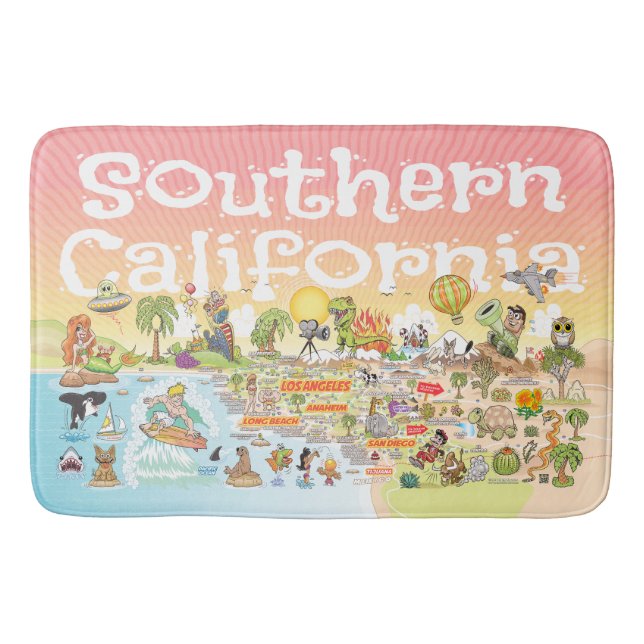 Tapete De Banheiro Sunset SoCal Ultimate (Frente)