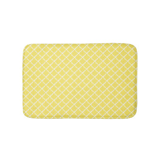 Tapete De Banheiro Sunshine Yellow Pattern