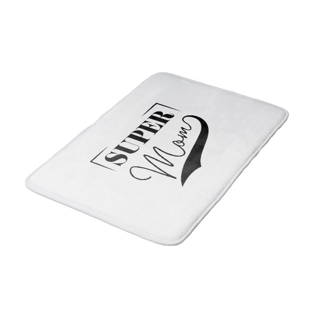 Tapete De Banheiro Super Mãe (Angulado)
