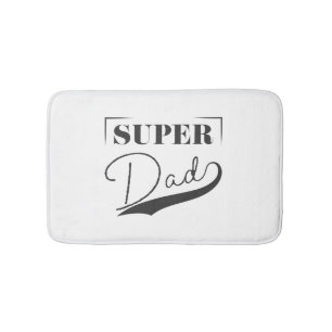 Tapete De Banheiro Super Pai