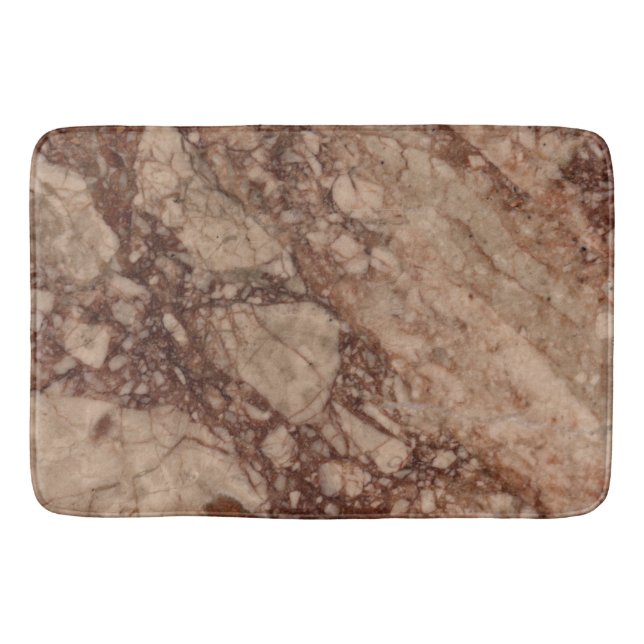 Tapete De Banheiro Superfície Marble Castanha (Frente)
