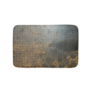 Tapete De Banheiro Superfície metálica, fundo de textura refletora.