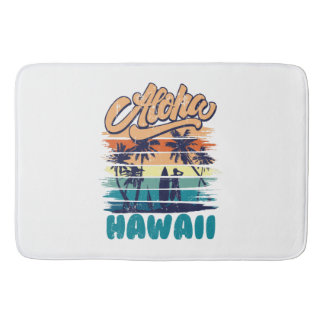 Tapete De Banheiro Surf - Aloha Hawaii
