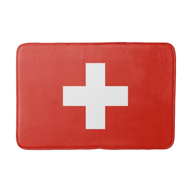 Tapete De Banheiro Switzerland Flag (Frente)